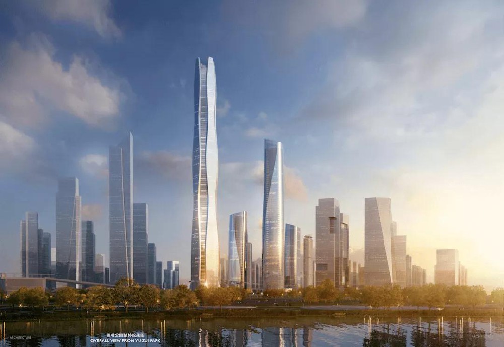 河西鱼嘴500米大楼最新消息：2028年竣工